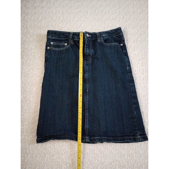 Sassy Jeans Blue Demin Skirt, Size L - Picture 2 of 7